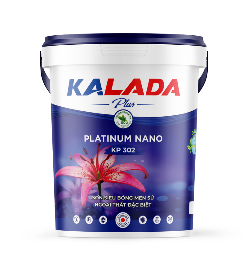 Sơn siêu bóng men sứ ngoại thất cao cấp nano thượng hạng